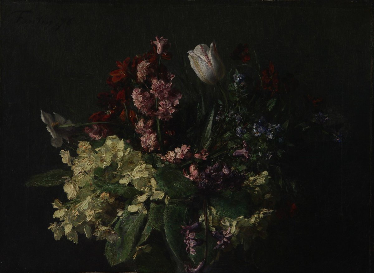 elemmiressoul's tweet photo. "Gerbe de Printemps" (1876) by Henri Fantin-Latour https://t.co/h7zAvugdwa