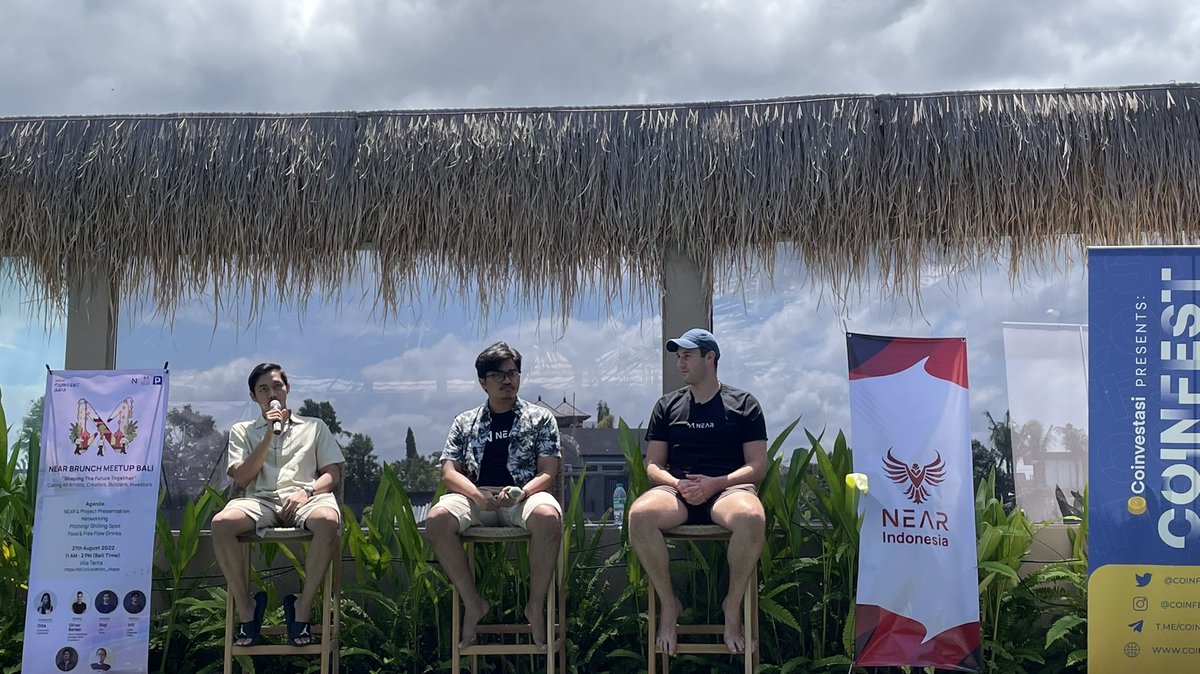 GenerationFDN's tweet photo. Thank you for the awesome event @NEARFoundation in Bali :)
#web3 #3secondsclub #generationfdn https://t.co/GY7Y7BXBTw