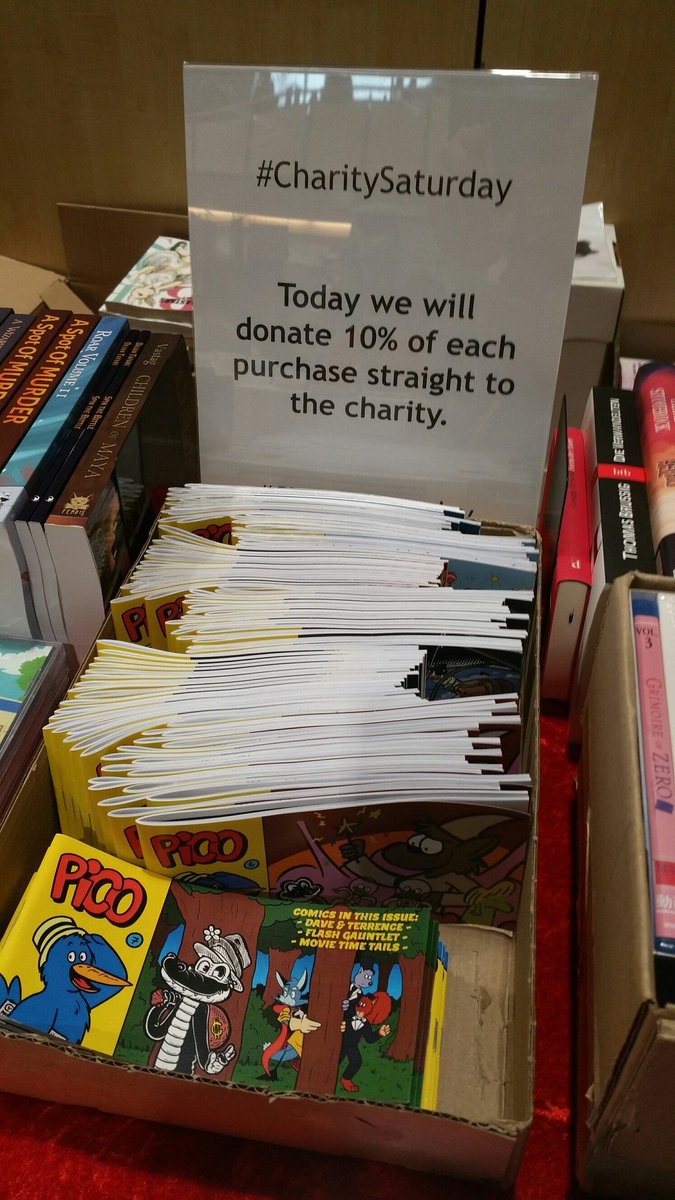 Fusselschwarm's tweet photo. Last day at #EF26 Dealers Den and as always it is #CharitySaturday for us: We will donate 10% of all sales today to the charity of @eurofurence!💸
Also we set up our infamous SALE boxes. Have a look and get a bargain!😎 https://t.co/9FZb8RW4aj