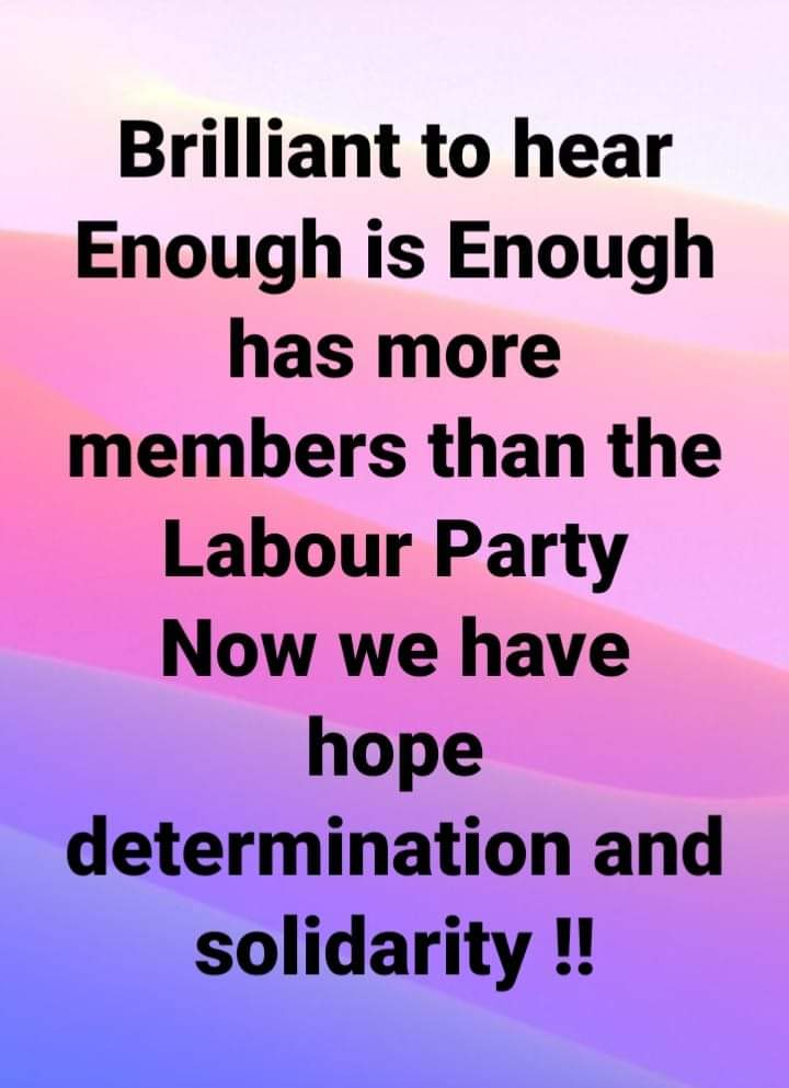 ColinPo66924747's tweet photo. Whilst pro-capitalist Labour are desperate to avoid supporting working people on strike it is now ..... 

#EnoughIsEnough https://t.co/iy3BvFuv2z