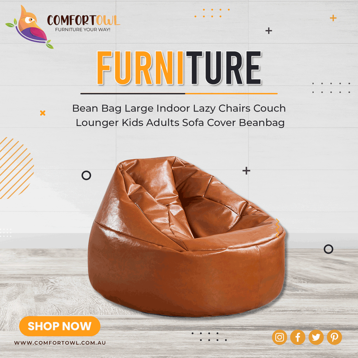 comfortowl's tweet photo. Feel the soothing comfort with our exquisitely built Bean Bag Cover. 

Click here to buy - https://t.co/OBWaFFt4Wm

shop now - Bean Bags &amp; Inflatables
#beanbagchair #beanbag #beanbagjogja #beanbagbandung #jualbeanbag @comfortowl https://t.co/A7K5S3bCQd