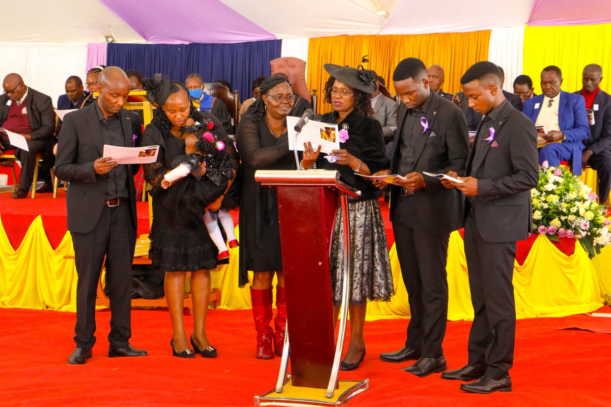 CURRENTLY UNDERWAY.

The funeral mass for the Late Mr. Charlton Murithi Muruiki, EBS, OGW, NDC (K), who until his demise was the Director Kenya National Focal Point on Small Arms, is currently underway at Gatekene Primary School grounds in Imenti South Sub-County, Meru County.