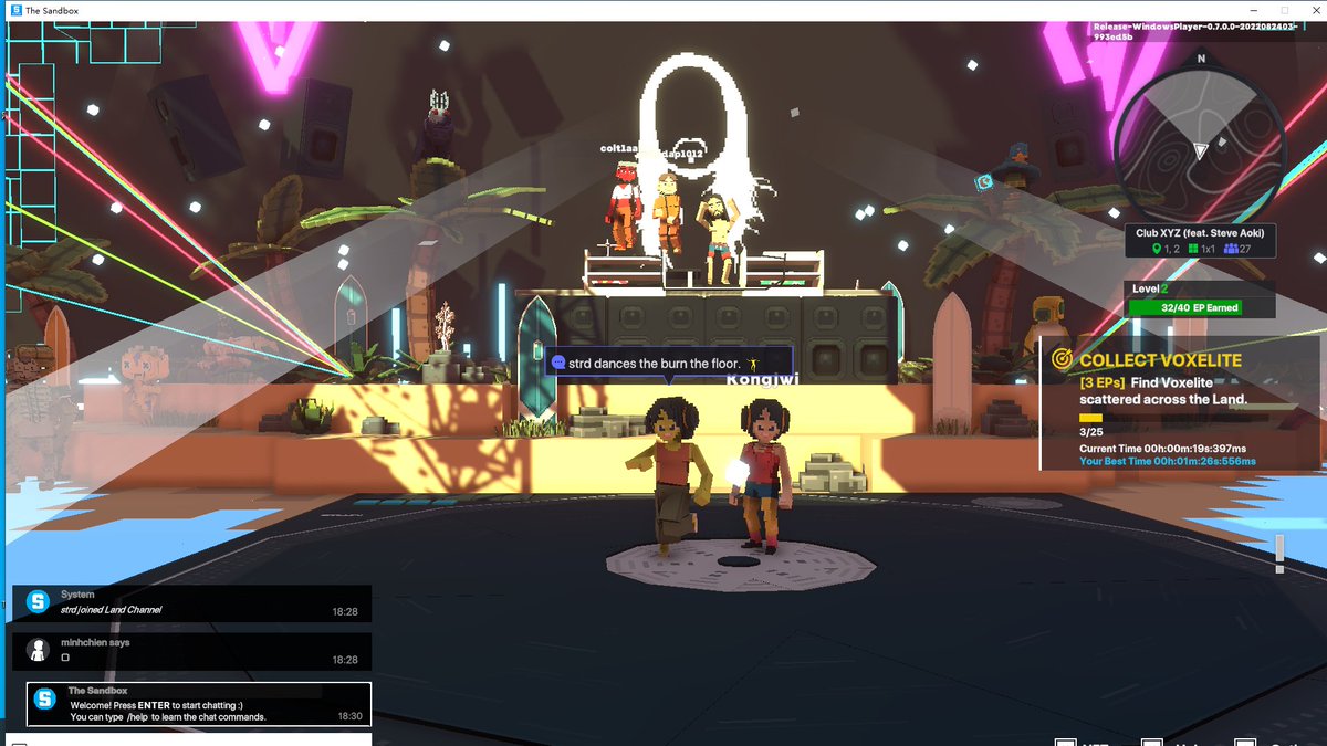 EllisHalifas's tweet photo. @TheSandboxGame @steveaoki I just participated in the #SandboxAlphaS3Giveaway for a chance to win 500 SAND! On stage with Steve Aoki, check out my screenshot below!
👇 https://t.co/qH1vVQp3Uv