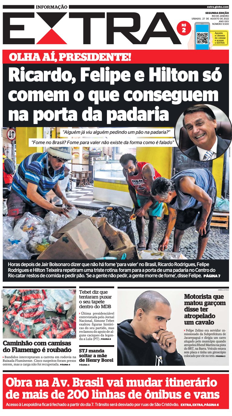 Jornal Bom Dia, Notícias