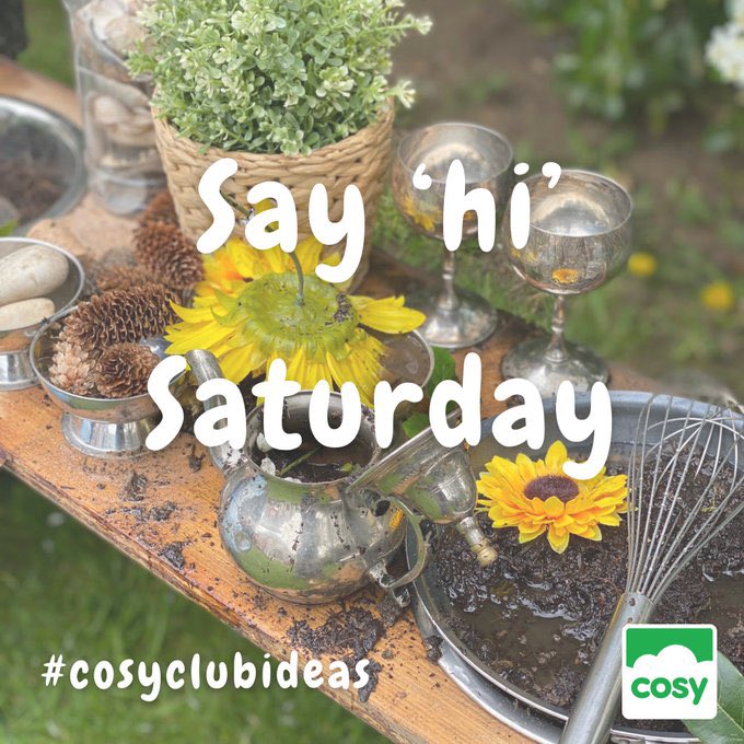 cosydirect's tweet photo. We love Twitter for connecting, sharing ideas and discussing all things play and learning. Today we’d like to help you grow your connections, just by saying ‘hi’.
Just say ‘hi’ to those you’re tagged with and perhaps add a brief bio. Let’s make friends! #CosyHi https://t.co/aKXiHenhRS