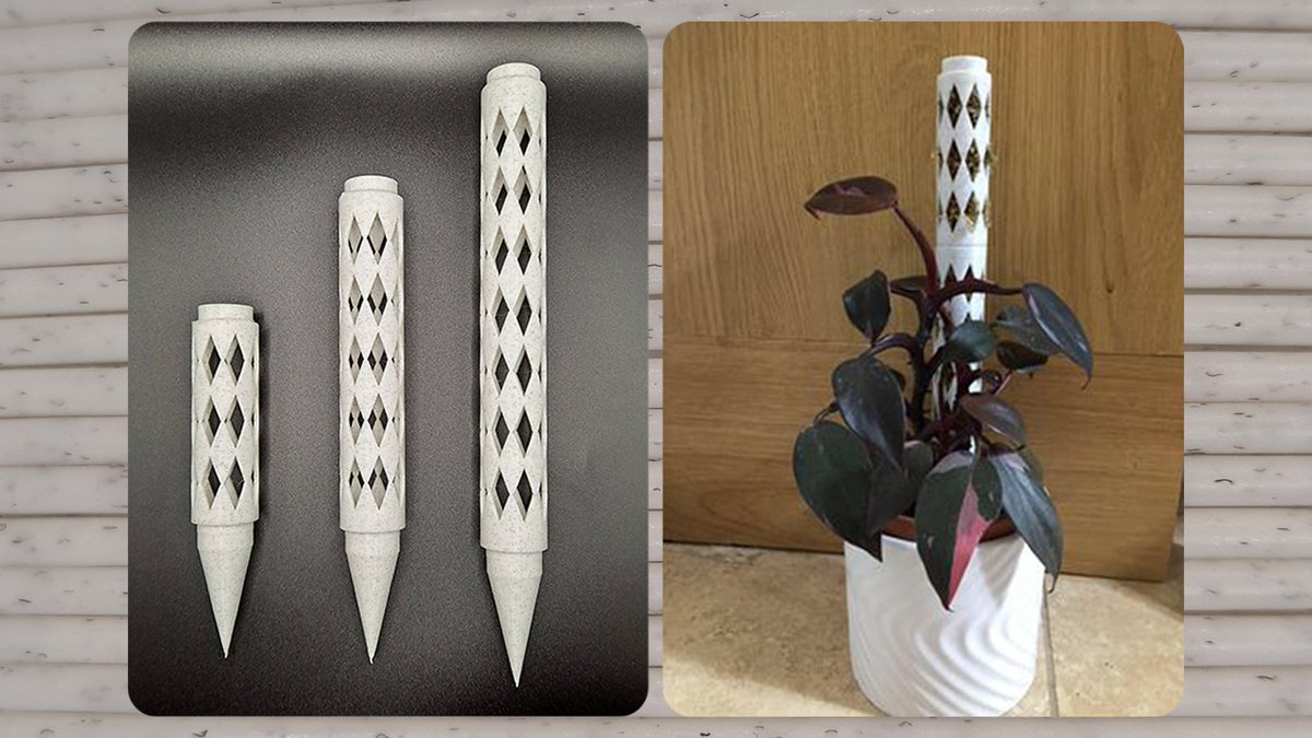 IprintLincs's tweet photo. I have been trialling a few different modular moss pole designs for a customer and here is the result. Available in your choice of size and colour.🪴
- - -
#3dprint #3dprinting #3dprintingservice #3ddesign #3ddesignservice #gardening #mosspole #plantlife #plants #houseplants https://t.co/m2snemHfab