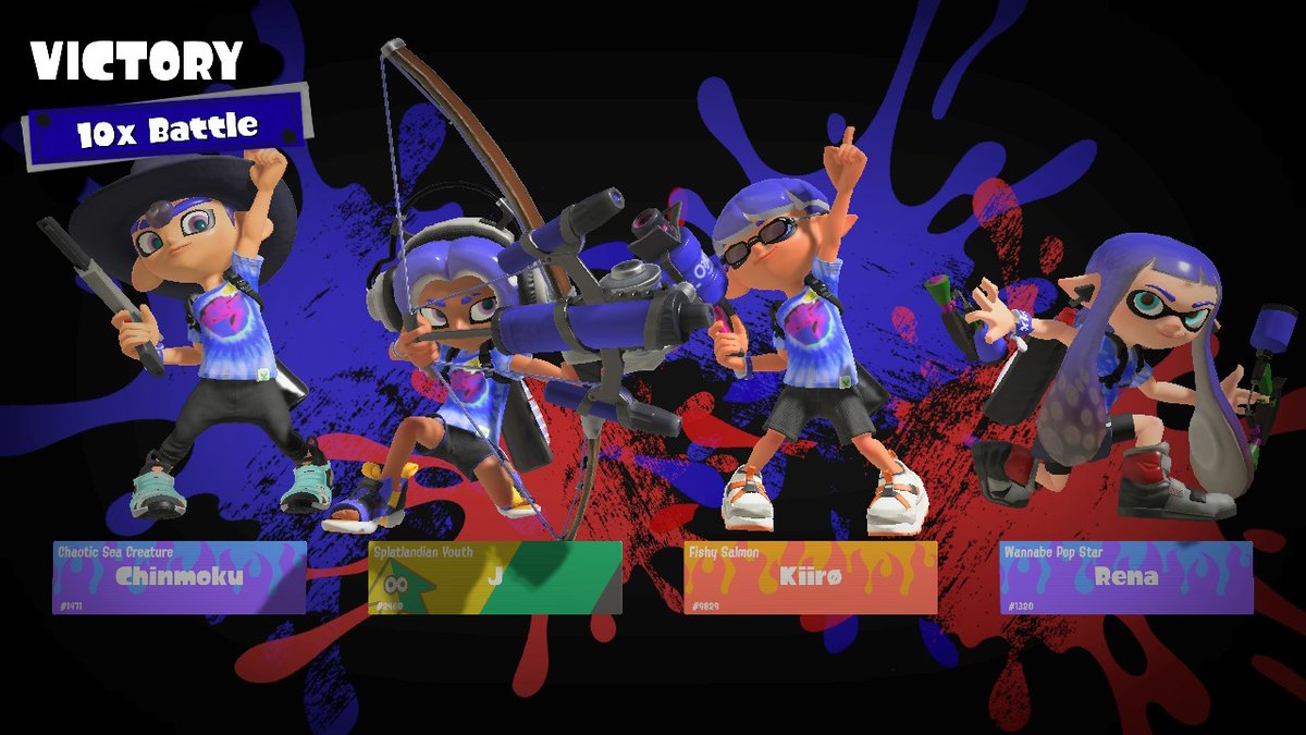 innerchildness's tweet photo. This weapon ;o
#Splatoon3 #Splatfest #NintendoSwitch #TeamRock #10xWin https://t.co/xfUwVxpHIf