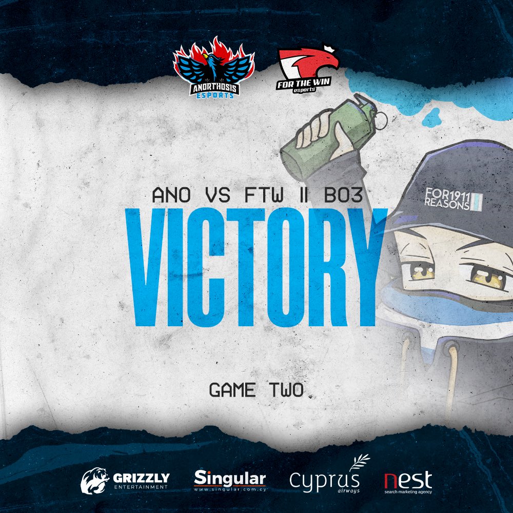 anoesports's tweet photo. Victory in our second game and #operationcomeback is still alive.
LETS GOOOO 💙💪 https://t.co/ErKhLROSBj