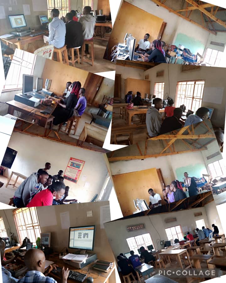 Chanlwa's tweet photo. A session o ICT Integration in T/L was held at Ntenjeru Parents HS sponsored by @EdifyUganda and @ictteachersug where teachers and learners explored online &amp; offline digital libraries &amp; also created digital content from the resources visited. @UCC_Official https://t.co/p9oOPNp7qR