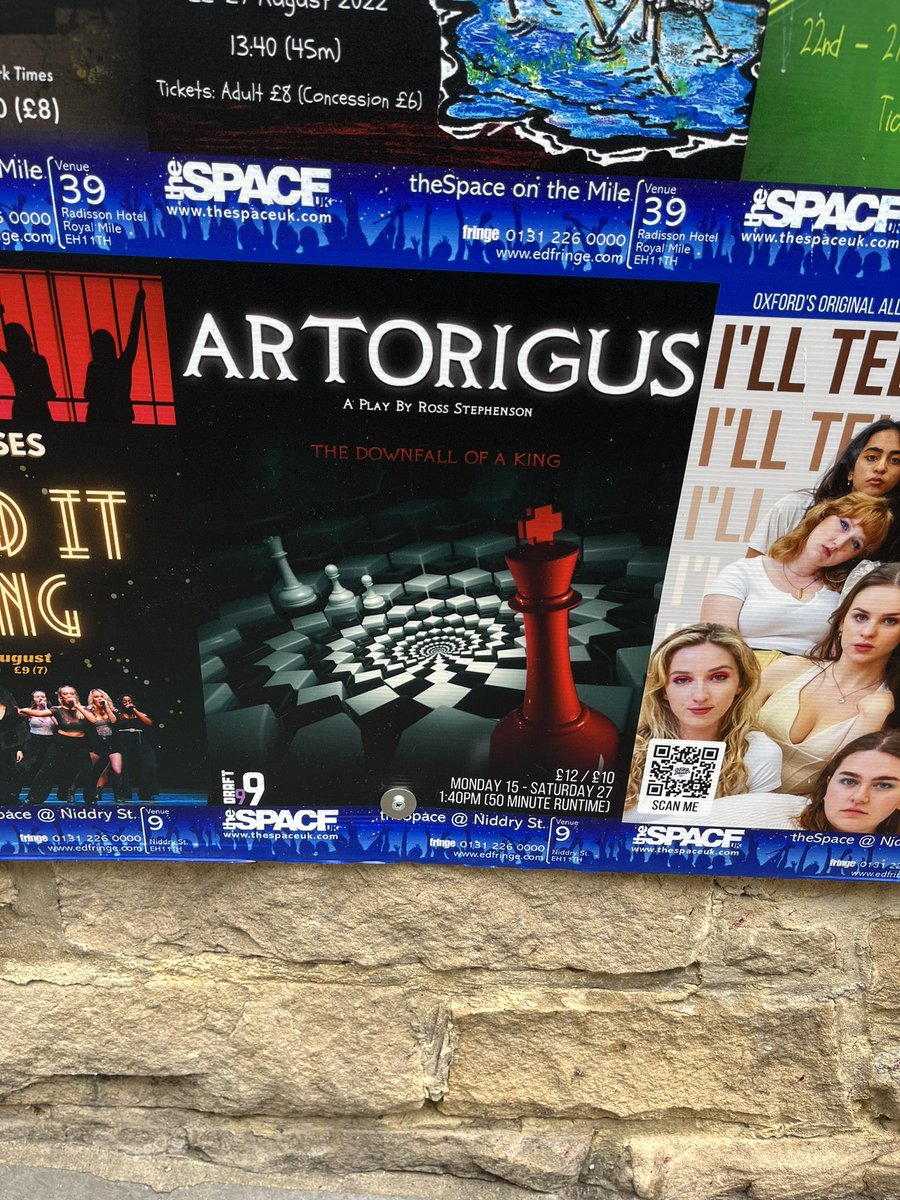 It is our FINAL PERFORMANCE of #Artorigus today and we have had an absolute blast. To everyone who came down to catch it, we are so grateful. We’ll see you soon, <a href="/edfringe/">Edinburgh Festival Fringe</a> ⚔️👀