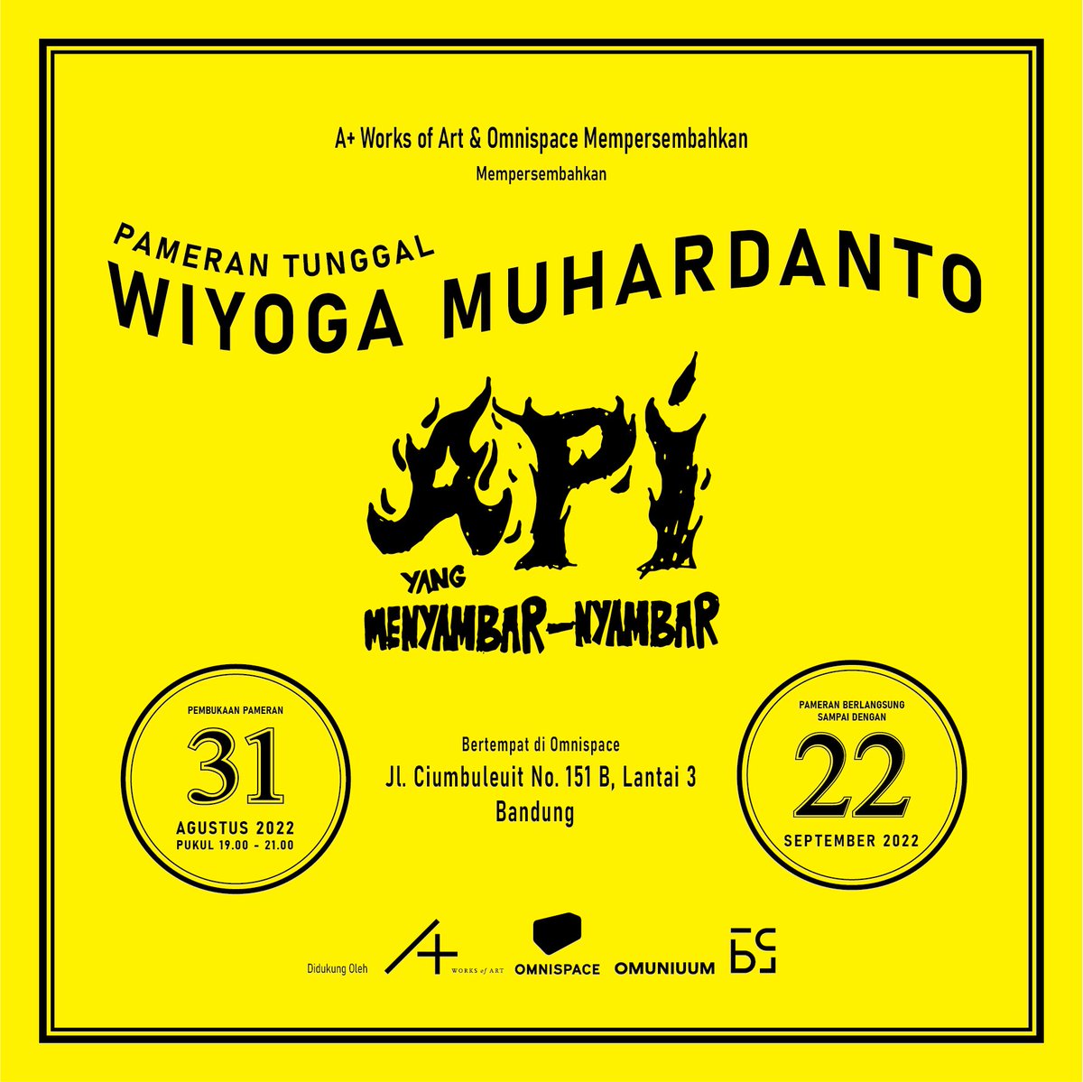 Rabu depan, 31 agustus s/d 22 september 2022 ane fameran di <a href="/omnispace_id/">Omnispace</a> tepatnya di gedung <a href="/omuniuum/">Omuniuum</a> Lantai 3. Sila datang kawan - kawan