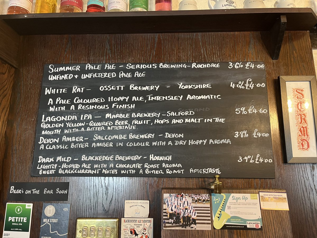 TheSwanWithTwoNecks (@swantwonecks) on Twitter photo Coming into the Bank Holiday Weekend with beers featuringā¦<a href="/SeriousBrewCo/">Serious Brewing Company</a> <a href="/ossettbrewery/">Ossett Brewery</a> <a href="/marblebrewers/">Marble Brewery</a> <a href="/SalcombeBrewery/">Salcombe Brewery</a> <a href="/Blackedgebeers/">Blackedge Brewing Co Ltd</a> <a href="/camraeastlancs/">CAMRA East Lancs: Witch Ale News (Official)</a> Coming into the Bank Holiday Weekend with beers featuringā¦<a href="/SeriousBrewCo/">Serious Brewing Company</a> <a href="/ossettbrewery/">Ossett Brewery</a> <a href="/marblebrewers/">Marble Brewery</a> <a href="/SalcombeBrewery/">Salcombe Brewery</a> <a href="/Blackedgebeers/">Blackedge Brewing Co Ltd</a> <a href="/camraeastlancs/">CAMRA East Lancs: Witch Ale News (Official)</a>