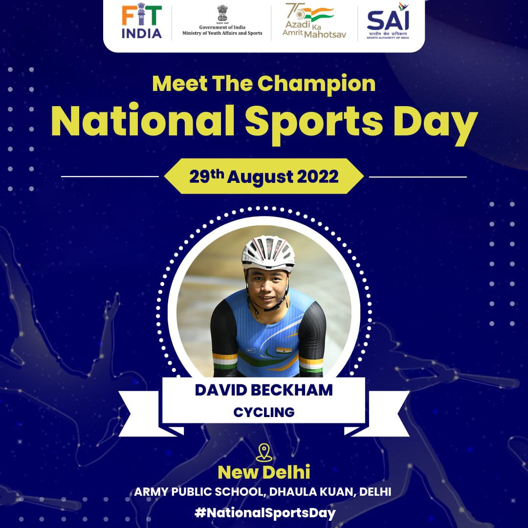 On This #NationalSports Day I will spend my time with the school kids, playing &amp; interacting with them. You can join me in the celebration by doing an activity, playing a sport you enjoy the most. Let's Play India! <a href="/pmoindia/">PMO India</a> <a href="/ianuragthakur/">Anurag Thakur</a> <a href="/nisithpramanik/">Nisith Pramanik</a> <a href="/YASMinistry/">YAS Ministry</a> <a href="/misbab01/">MeDia SaiNt (Ø,G) JS4R8R6G</a>