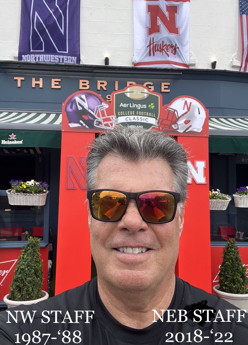 Finally, all the Practices &amp; Pints are behind us..it’s Game Day in Dublin and time for the individual &amp; collective measurements of these months of preparation. Thank you to the Nebraska Football Family for this labor of love. An Irish Blessing on the boys in the arena.#B1G #GBR