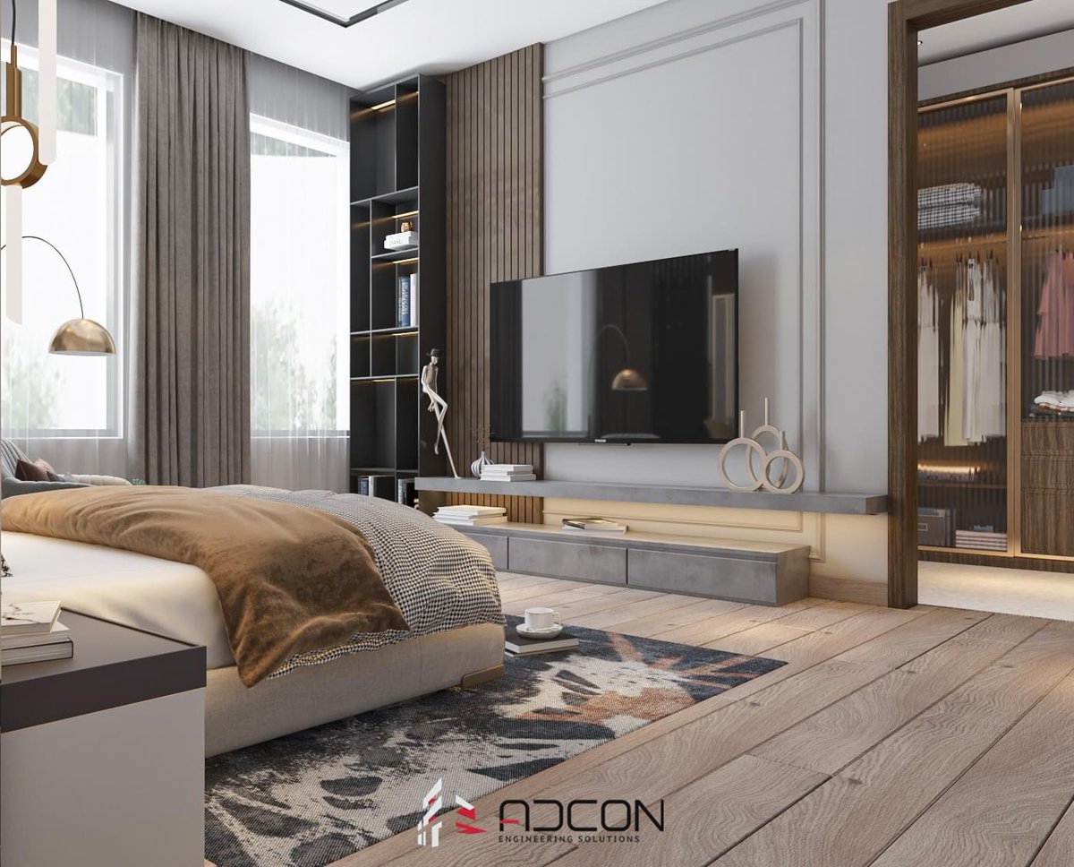 Adconeg's tweet photo. A well-designed home is a reflection of the homeowner's style and personality.๐๐
#ADCON
#creativity_is_our_identity
#interior #interiordesign #bedroom #masterroom https://t.co/1BSvHv1fhy