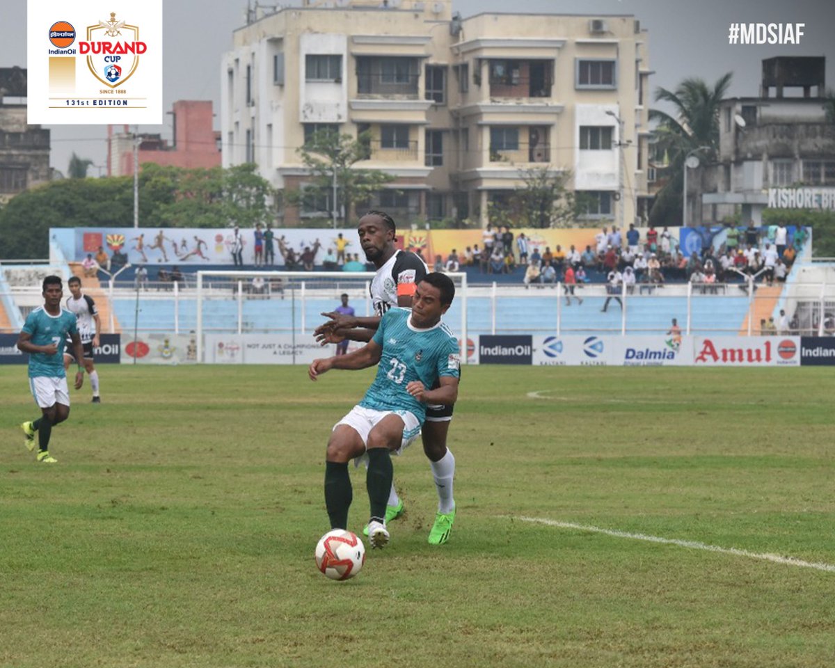 thedurandcup's tweet photo. Moments from the First Half! 🖼️

#MDSIAF ⚔️
#KBK 🏟️
#DurandCup 🏆
#IndianOilDurandCup 🏆
#DurandCup2022 🏆
#131stIndianOilDurandCup 🏆
#IndianFootballForwardTogether 🤝
#IndianFootball ⚽ https://t.co/geRglv5COU