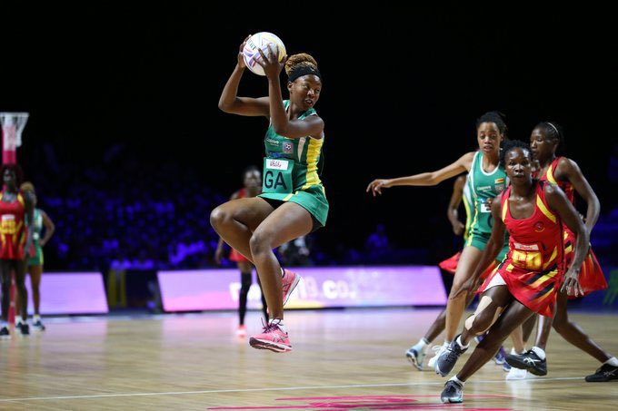 DailyTimesNow's tweet photo. Zimbabweโs #Gems wins 59 - 41 against Zambia ๐ฟ๐ฒ and they have booked themselves a place to the Netball World Cup to be staged in South Africa.
They finish 3rd ๐ฅ in the Africa's Qualifiers
#NWC2023 | #NetballWorldCupQualifiers https://t.co/4EamBhPfsz