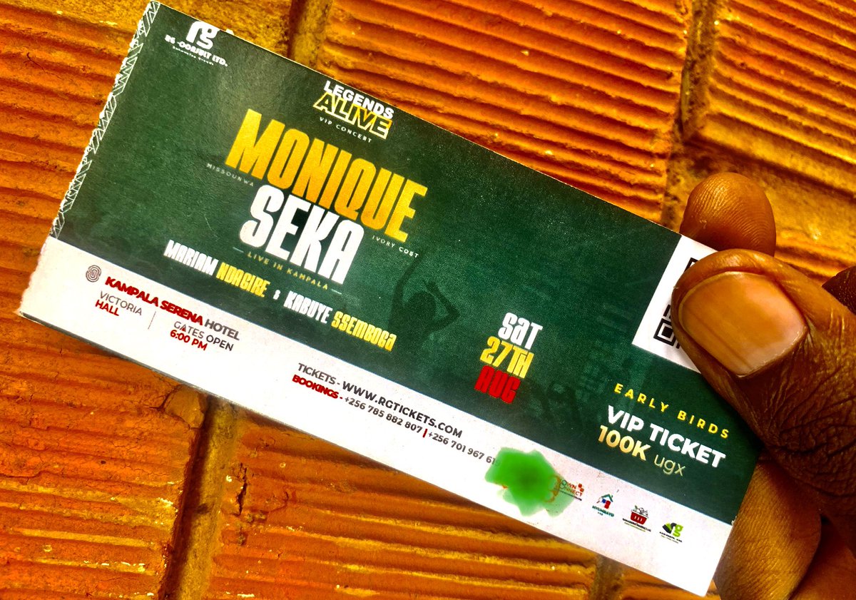 alema_harold's tweet photo. UOTπ₯³π₯³ this is a one time oldies nightπ«
Don't miss out this live performance @kampalaserena by MONIQUE SEKA the afro-zouk queen
Order your tickets from @JumiaUG using https://t.co/T3TZOAaqap
#LegendsAlive
ALEMA will be thereππ https://t.co/lEOVRXlMnO