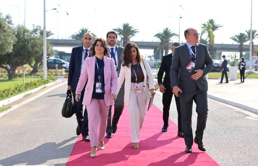 NajlaElmangoush's tweet image. أتشرف بحضوري اليوم في الشقيقة #تونس 🇹🇳رفقة فخامة رئيس المجلس الرئاسي د.محمد المنفي؛ للمشاركة في الدورة الثامنة لندوة #طوكيو الدولية للتنمية في أفريقيا، بدعوة من فخامة @TnPresidency حيث كان في استقبالي أخي @OJerandi، كما عهدنا من 🇹🇳 حسن الاستقبال المَعْلومَُ.