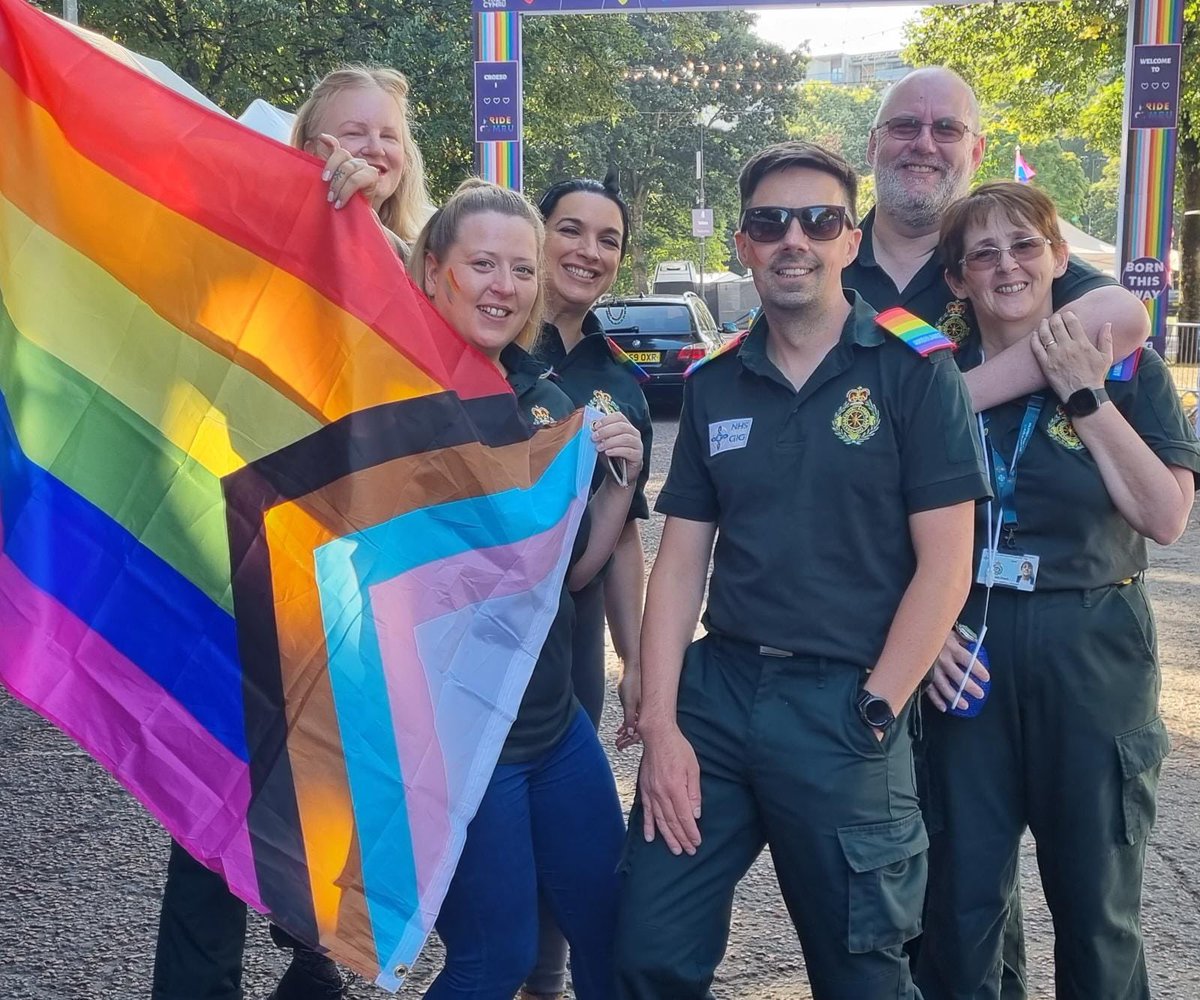 WelshAmbulance's tweet photo. We are here at @PrideCymru in #Cardiff.
Come join #TeamWAST at stand P62.
Share your experiences, ask us questions, and find out about the career opportunities we have available.
#PrideCymru2022 https://t.co/nhbQOUp2Jm