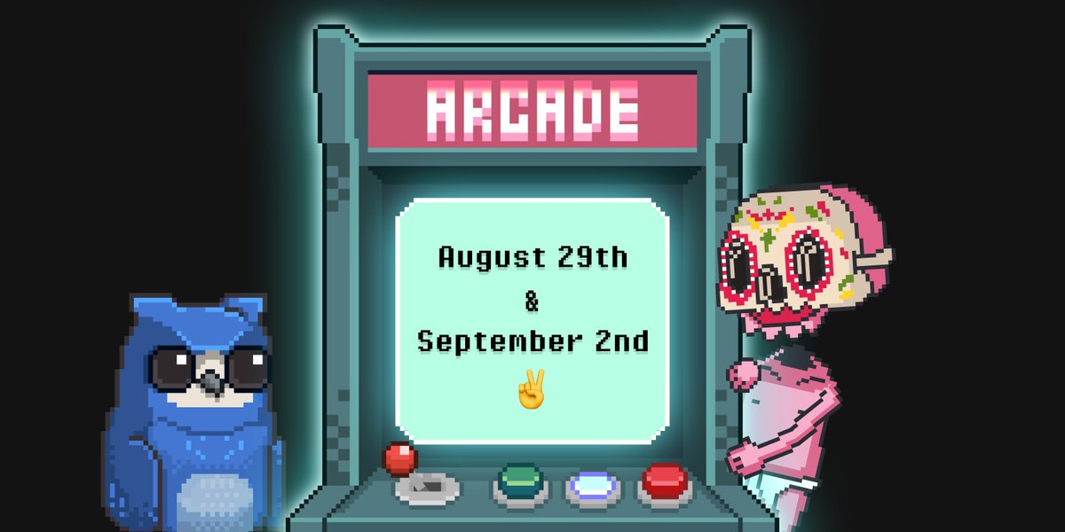 ArcadeDotLand's tweet photo. Big Dates coming up as we’re taking major steps towards the release of our #Metaverse. https://t.co/Pm6MgOTVAo