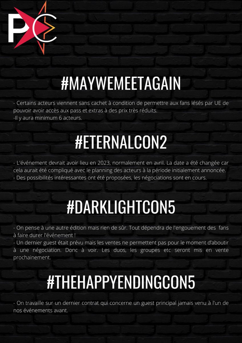 peoplecons's tweet photo. #INFO | Récapitulatif des informations importantes données hier en live // Informations given yesterday during our live https://t.co/nDyuQFJ3Ll