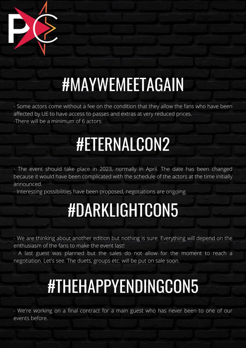 peoplecons's tweet photo. #INFO | Récapitulatif des informations importantes données hier en live // Informations given yesterday during our live https://t.co/nDyuQFJ3Ll