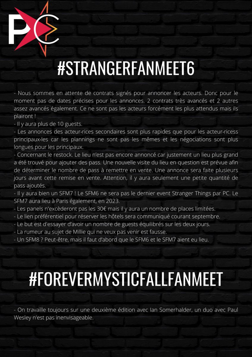 peoplecons's tweet photo. #INFO | Récapitulatif des informations importantes données hier en live // Informations given yesterday during our live https://t.co/nDyuQFJ3Ll