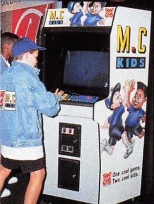 GeeksLineGlobal's tweet image. Virgin Games utilized food and drink properties for games like M.C. Kids (McDonald's) and Cool Spot (7-Up). They built a custom M.C. Kids arcade cabinet for the 1992 Winter CES. They also donated at least $20,000 to McDonald's Children Charities from sales of its M.C. Kids game.