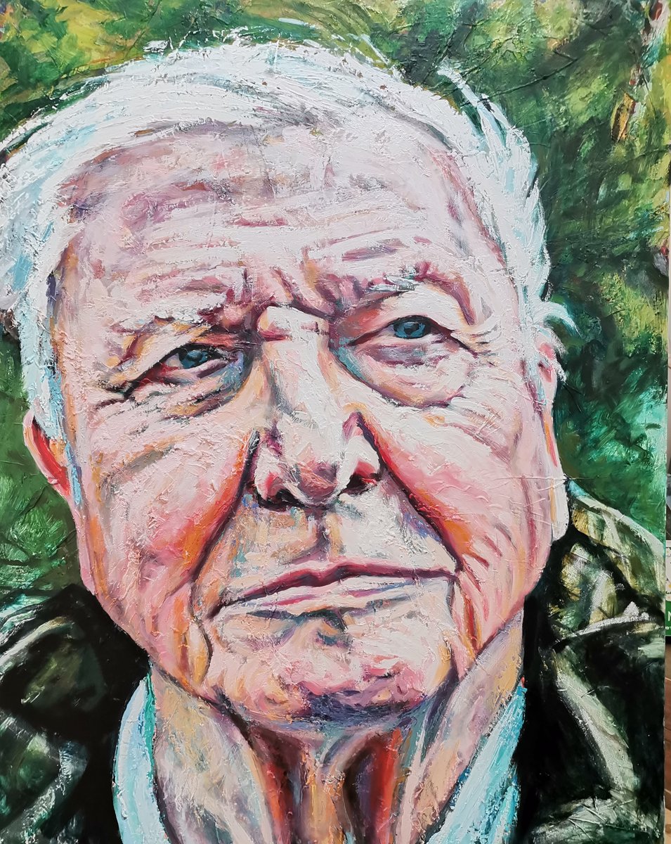 ArtyElk's tweet photo. A selection of my more recent portraits... #painting #portraits #portraiture #artistsontwitter @IanMcKellen @thomyorke as #VanGogh #SirDavidAttenborough @tedhughes #TedHughes
#cornwallartist

Fancy sitting for me? https://t.co/twNxSrhRFi