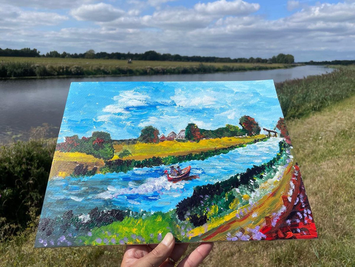 Een mooie dag om het landschap van de Oude IJssel vast te leggen. Wat een prachtige omgeving. Langoederen ‘t Mulra en Keppel, twee kroonjuwelen in de Achterhoek. #oudeijssel #keppel #landgoed #achterhoektoerisme