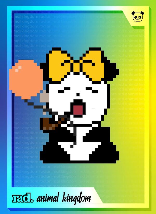 RadTV__'s tweet photo. This sleepy #radpanda is starting the morning off with a pipe full of gm and a yawn 🐼⚡️Rad Saturday to you all! 🤝 https://t.co/abMwDYiC2t