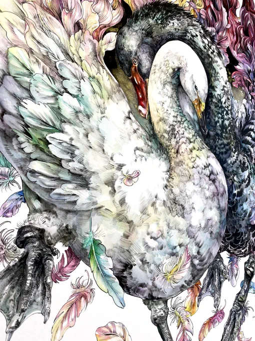 花との共存ではなく一体化を試してみました。まだまだ要研究です。 
