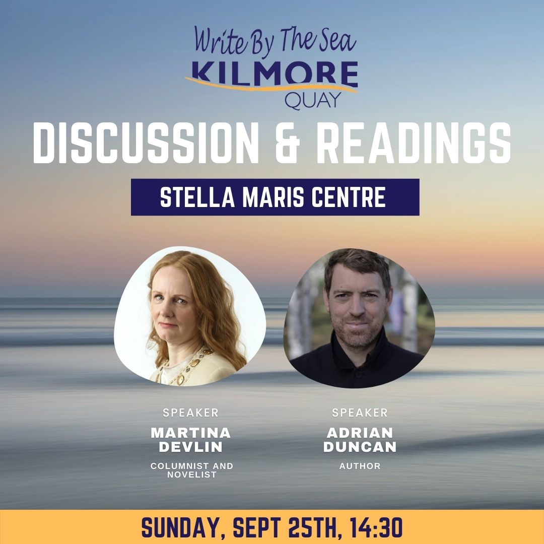 write_KQ's tweet photo. Reawakening History
Join award-winning authors of historical fiction @DevlinMartina and @adrian_duncan_ as they discuss how they breathe life into history.
View our full schedule online at https://t.co/yTzzbu5r0H
#Irishwriters #irishcreatives #creativeireland https://t.co/gCDFcMmK67