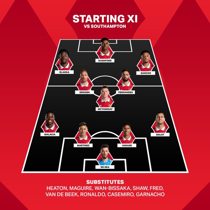 Theransomesport's tweet photo. common united, here we go
#LINEUP
#MUFC
#SOUMNU https://t.co/yE8OYah9Nq