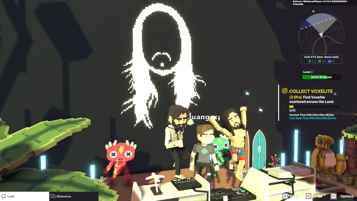 BantenSyuhada's tweet photo. @TheSandboxGame @steveaoki I just participated in the #SandboxAlphaS3Giveaway for a chance to win 500 SAND! On stage with Steve Aoki, check out my screenshot below!
👇 https://t.co/OZB4hX8Vos