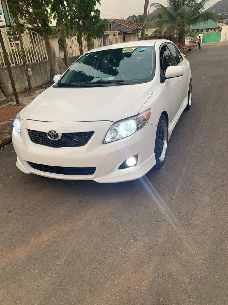 My brother was robbed at gun point last night at fruit market penthouse junction, pycasa road lugbe, abuja around 9pm and all his belongings were collected alongside his car which is a 2010 White Toyota Corolla with plate number ABJ 286 HF. If seen please report to any nearest