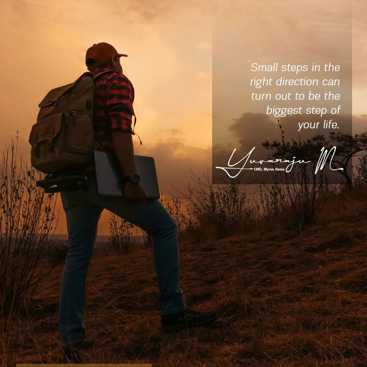YuvarajuOffl's tweet photo. "Small steps in the right direction can turn out to be the biggest step of life"
#realestateinvestment #realestatecompanyinhyderabad #propertycompany #MHPL #relaestate #motivation #future #Yuvaraju #myronhomes https://t.co/50osqBWSoW