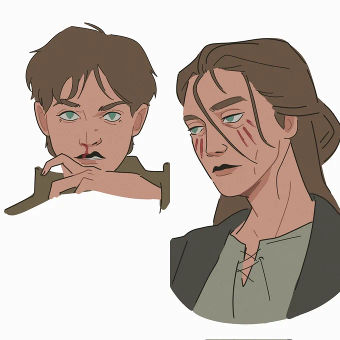 Whatever this artstyle phase was like damn go off dude 