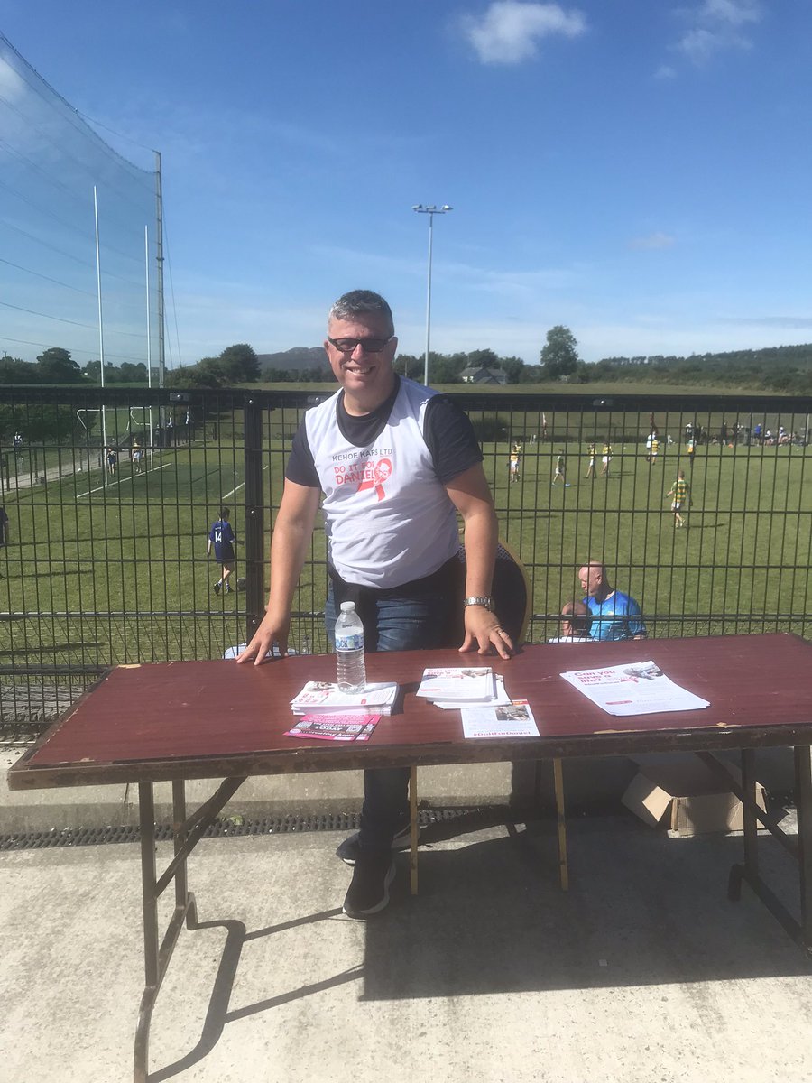 DoItForDaniel1's tweet photo. Rob from our team is at @drominteegac today for their blitz, come and say hello and sign up to #DoItForDaniel β€οΈ@DKMS_uk #leukaemia #stemcell #childrenwithcancer https://t.co/8H5VNdDovE
