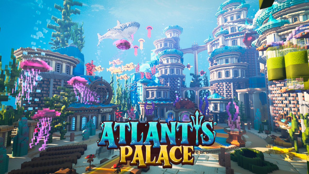 Minecraft Atlantis Map Atlantis By Shaliquinn's Schematics (Minecraft