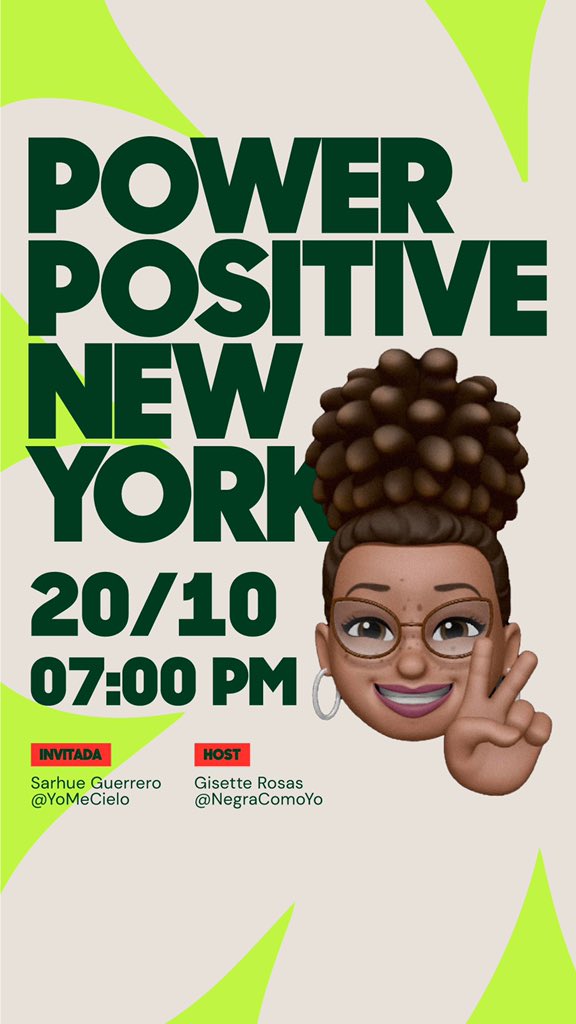 negracomoyo's tweet photo. Aqui pueden reservar para asistir a #PowerPositive⚡️ en New York este próximo 20 de octubre
https://t.co/MX26OK4qnT https://t.co/leJGpb2ULp