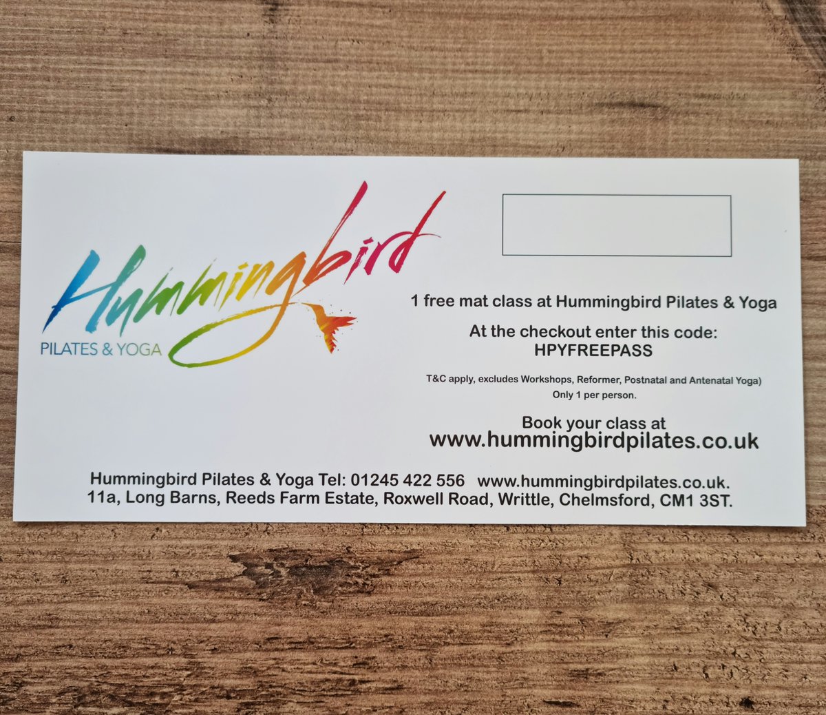 ⭐️ SENSATIONAL SATURDAY GIVEAWAY⭐️ 

Free class pass - use code 'HPYFREEPASS' at the checkout and enjoy your FREE class (online or in studio)

Book your class at hummingbirdpilates.co.uk 

T&amp;C: New clients only, 1 per person, excludes workshops/Reformer/pregnancy and postnatal