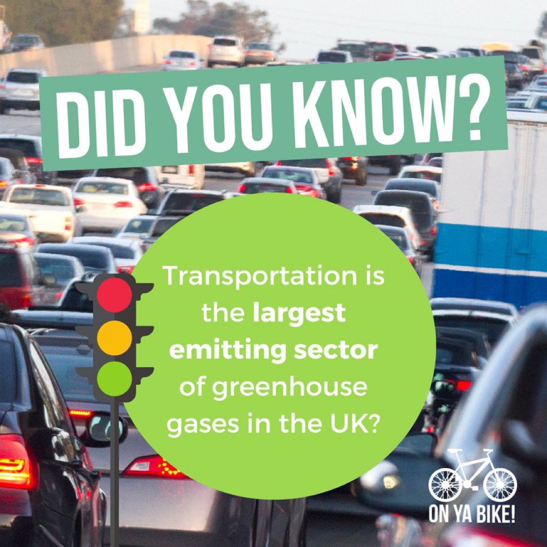 Switching just one trip a day from driving to cycling can help to reduce a person’s carbon footprint by 0.5 tonnes over the length of a year! 🤯

Can you make any changes to your daily routine to incorporate more cycling? 🚲