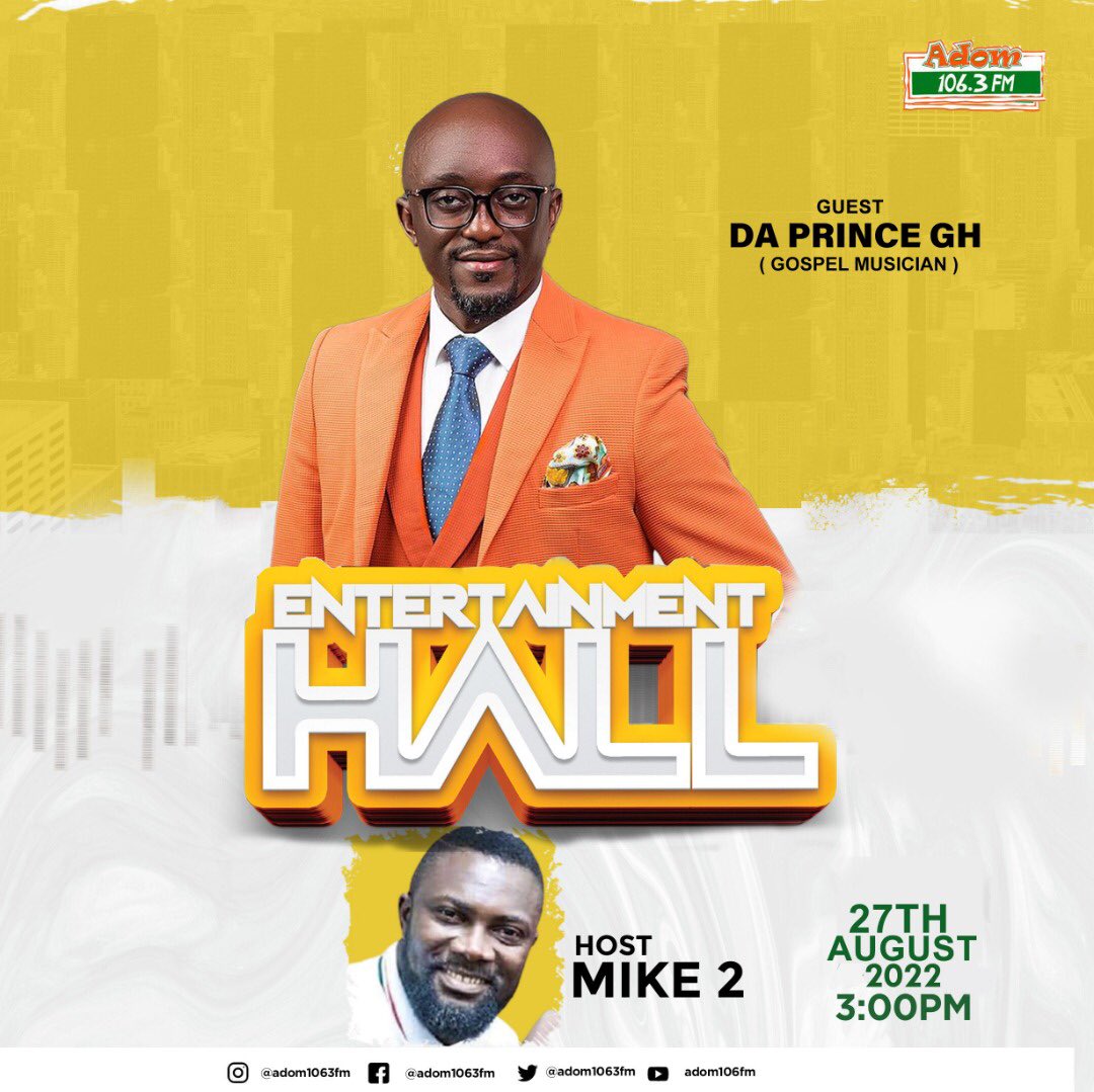 DaPrinceGh1's tweet photo. On @Adom1063fm Entertainment Hall this afternoon from 3:00pm…
Let’s talk about my record setting 17Track AMAZING album
Find the Amazing album by Da Prince Gh on major digital stores and streaming platforms.
#AmazingAlbum #YouDeserveItAll #newalbum #NewSong https://t.co/jpAFCxscJG