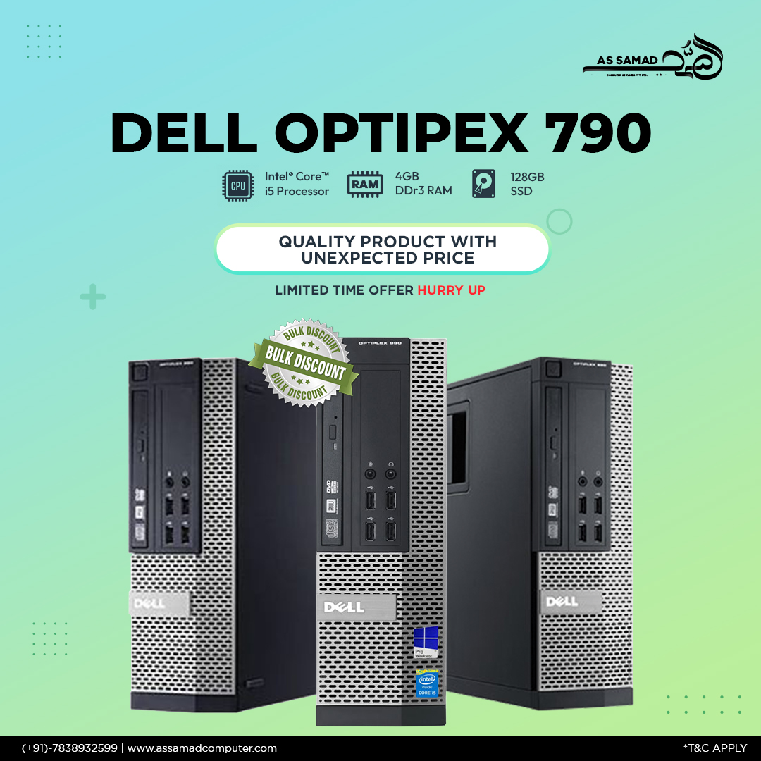SamadComputer's tweet photo. DELL OPTIPEX 790
You don’t have to be wealthy to buy it, but it can help you to be wealthy...🙂✌️
Probably not the cheapest but the best.💯
✔️Making your life easier
✔️High Performance.
✔️Price. Service. Selection.
✔️The quicker, the better. https://t.co/tMiIhZCrnm