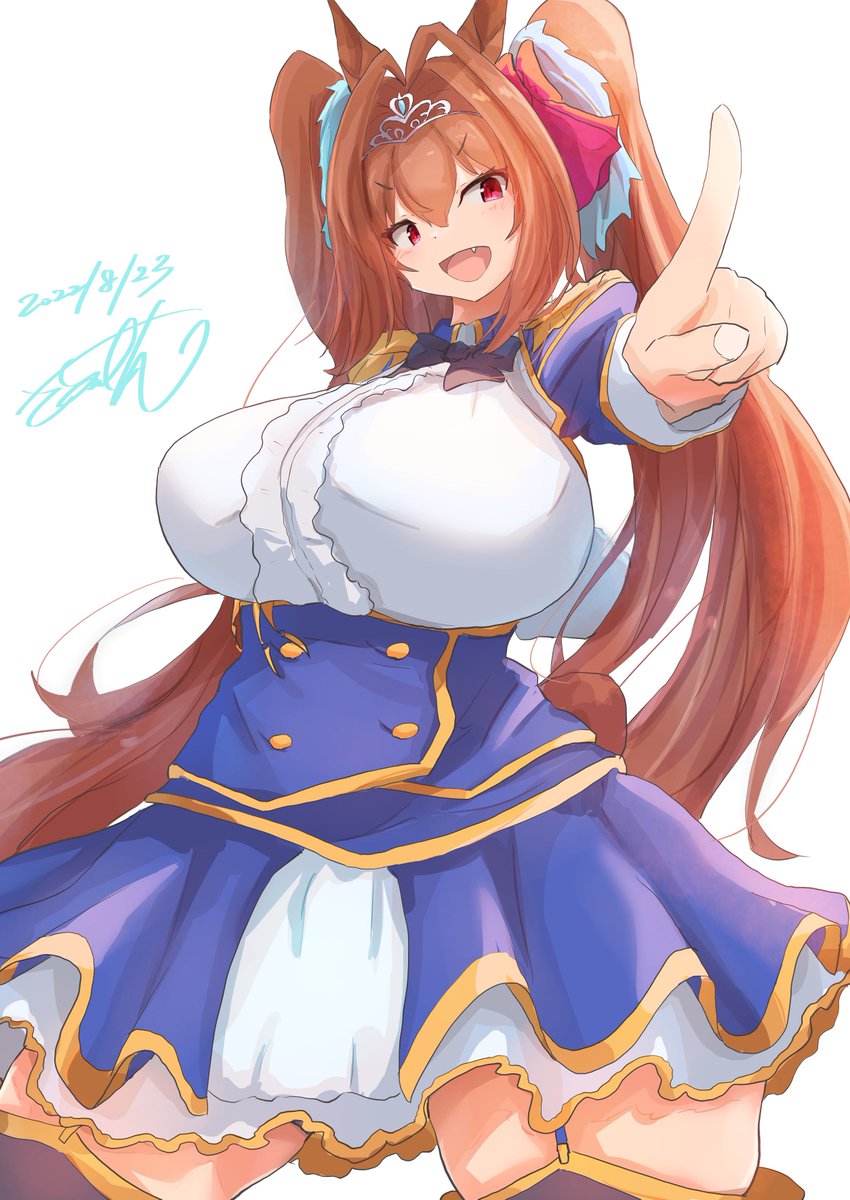 ダイワスカーレット(ウマ娘) 「#自分の好きなキャラ一人の画像を四枚貼るおウマさんだと間違いなく……! 」|さあもん@残4件のイラスト