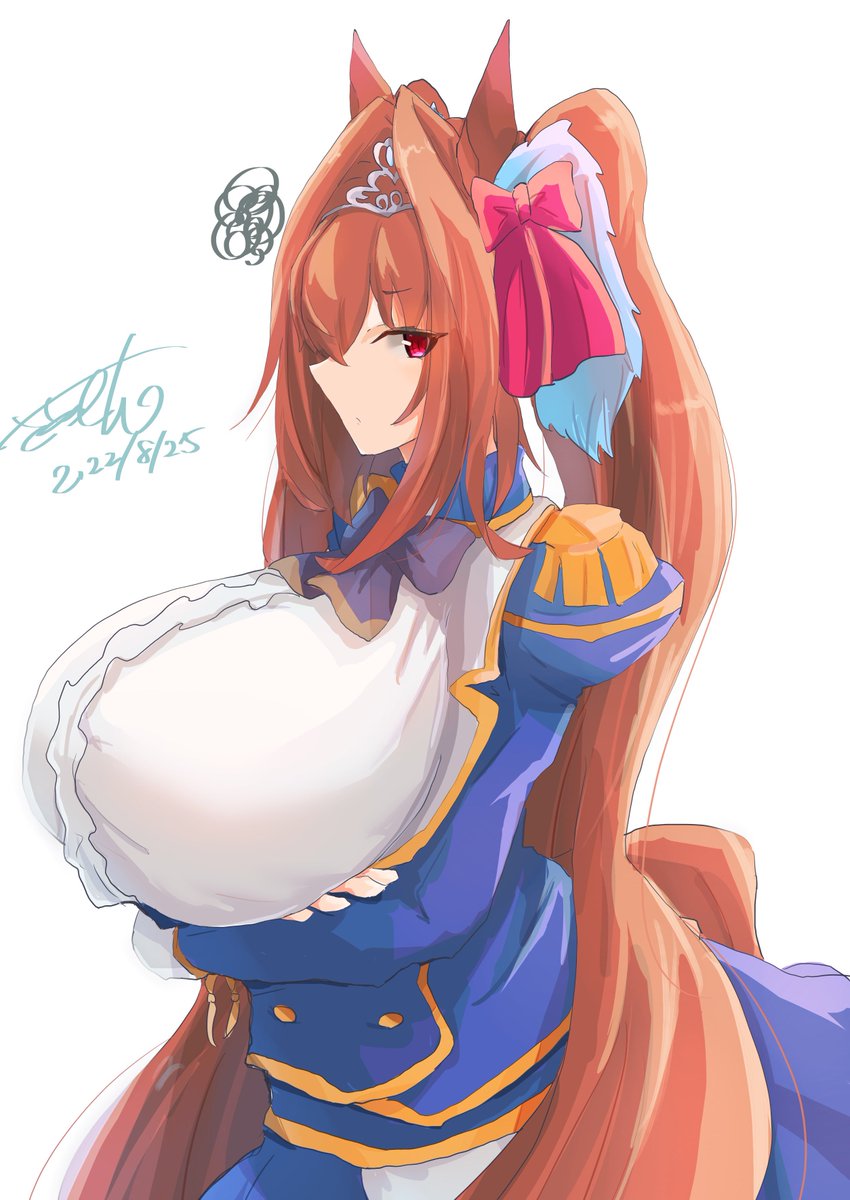 ダイワスカーレット(ウマ娘) 「#自分の好きなキャラ一人の画像を四枚貼るおウマさんだと間違いなく……! 」|さあもん@残4件のイラスト
