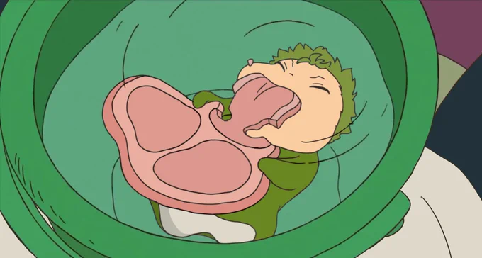 崖の上のポニョのパロかわいいサンゾロ(4/8) 