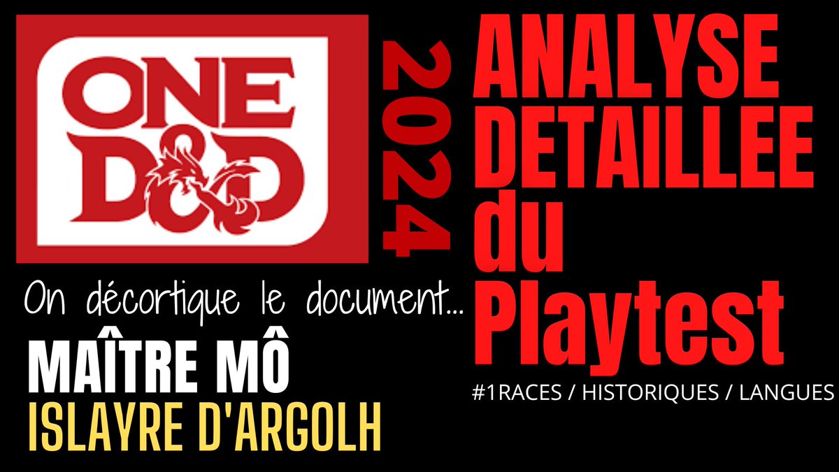 jdr_passion's tweet photo. On vous dit tout sur le premier document de Playtest de ONE D&amp;D!

https://t.co/44Vhkp4GIw https://t.co/9ItkUWWTqz